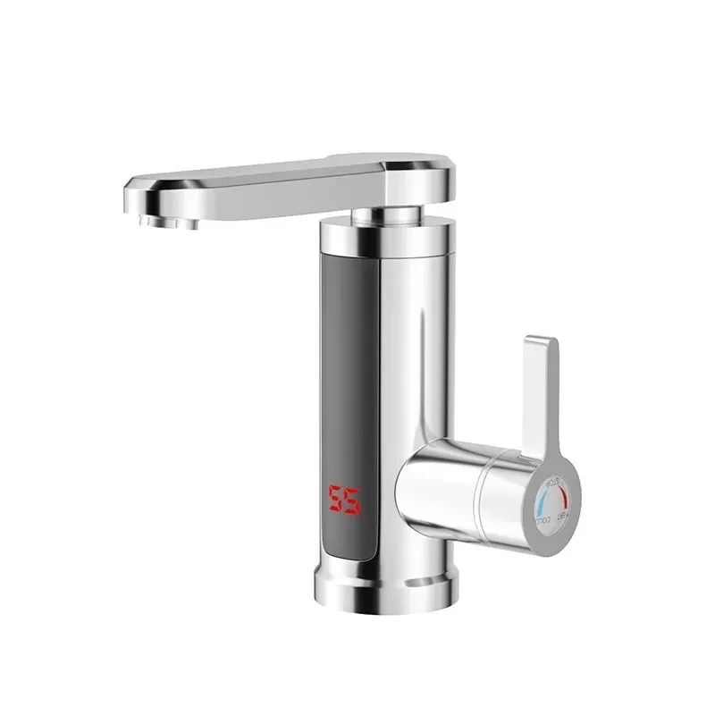 Chauffe-eau électrique instantané sans réservoir 220V avec robinet mélangeur de cuisine et affichage numérique 1 Chauffe-eau électrique instantané sans réservoir 220V avec robinet mélangeur de cuisine et affichage numérique 1