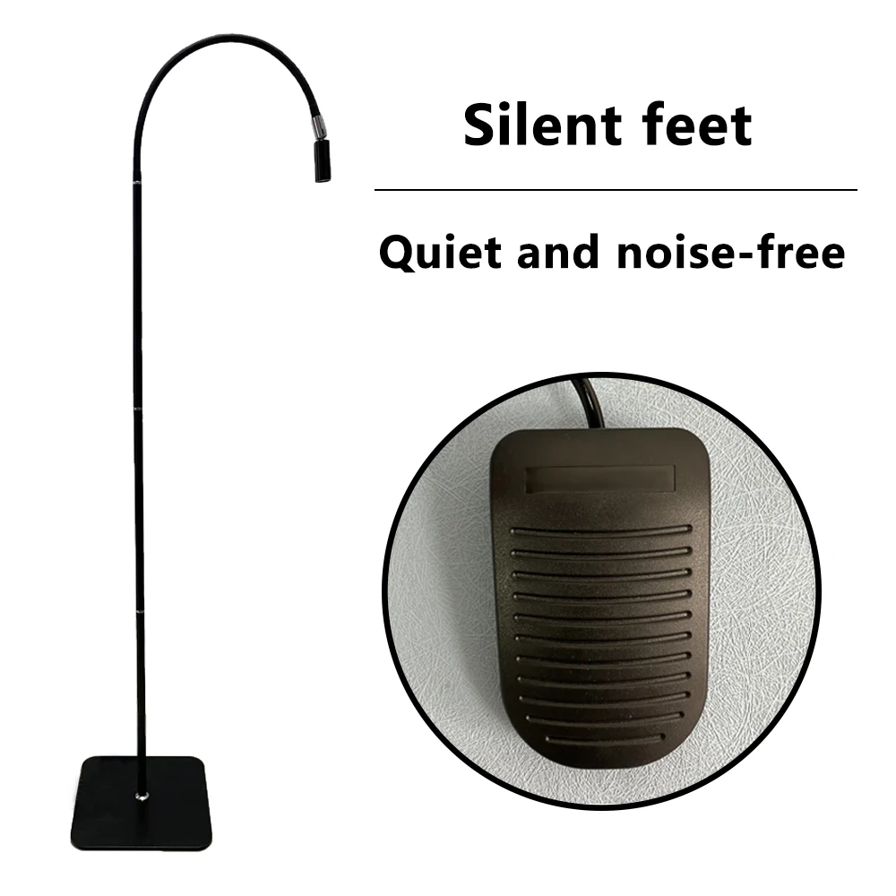 5W Ultraviolet LED Silent Pedal Switch Lamp For Eyelashes Grafting UV Curing False Eyelash Grafting Adhesive Curing Floor Lamp