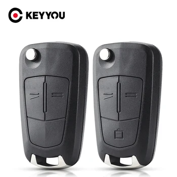 KEYYOU-HU43/ HU100 2/3 BTN 접이식 자동차 키, Opel Vauxhall Astra H Corsa D Vectra C Zafira Astra Vectra Signum, 무료 배송