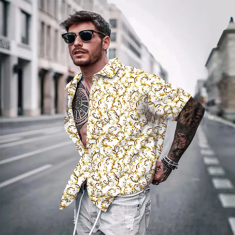 Summer Hawaiian Floral Shirts For Men 3d Print Mens Flower Shirt Beach  Short Sleeve Fashion Tops Tee Shirt Homme Blouse Camisa Seacshzy-0731-11