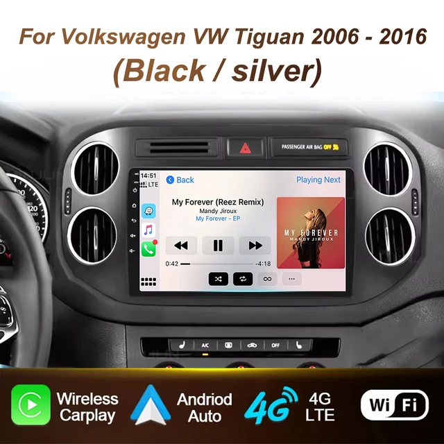 Android Auto multimédia pour VOLKSWAGEN VW GOLF 5 PLUS TIGUAN 2007-2016 autoradio vidéo GPS Navigation Carplay 2din DVD stéréo 5G 1
