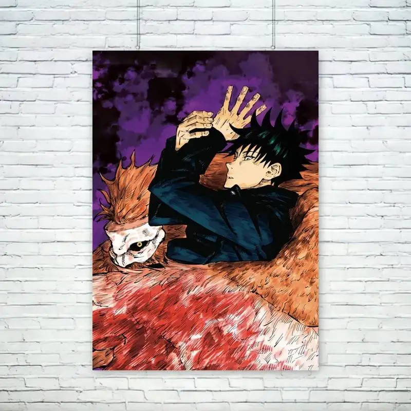 Anime Poster Jujutsu Kaisen Wall Pictures Living Room Fall Decor