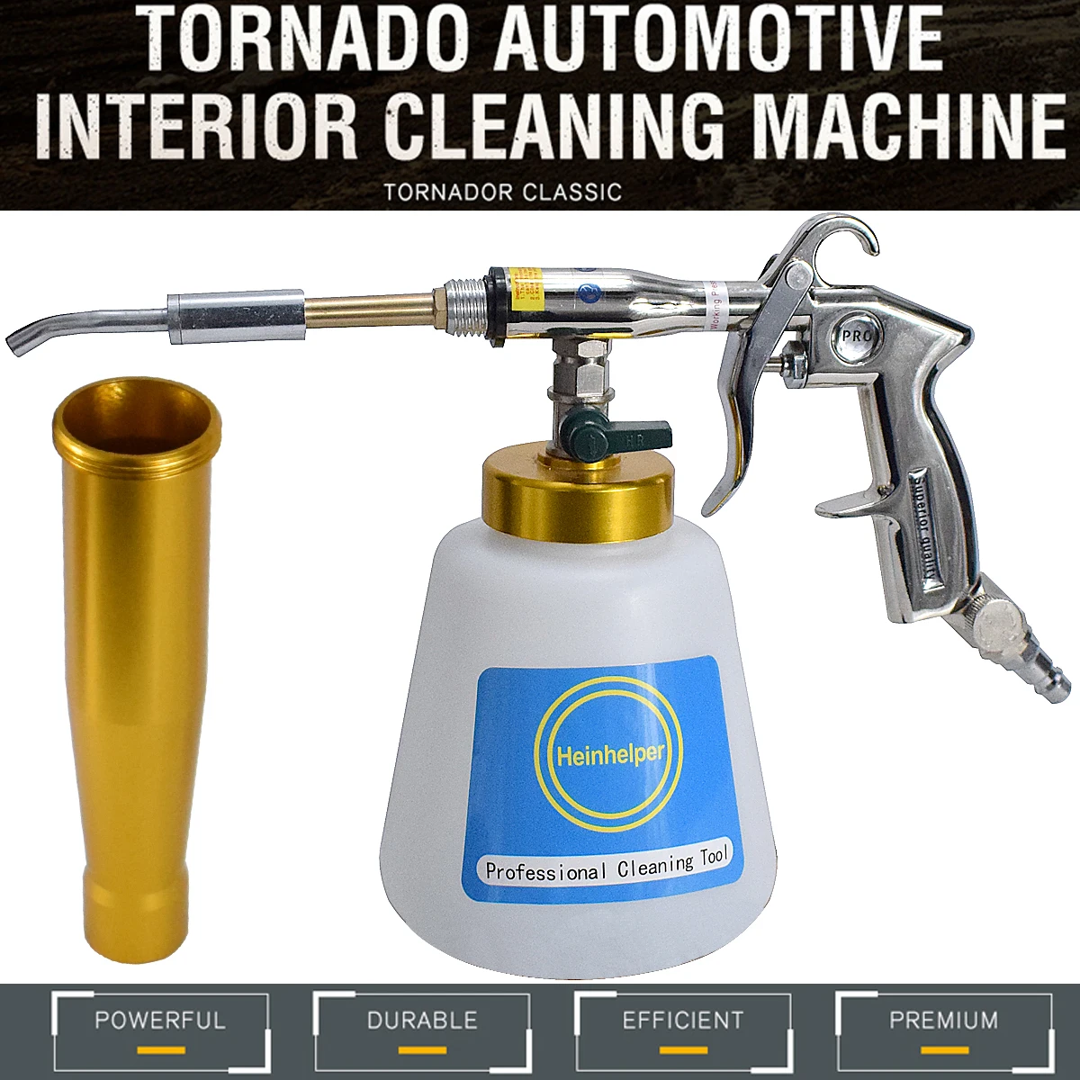 High Pressure Car Wash Maintenance for Tornador Cleaning Gun Portable  Interior Deep Cleaning Gun Washer Cockpit Care With Brush
