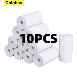 10Rolls 57x25 MM Thermal Paper White Children Camera Instant Print Kids Camera Printing Paper Replacement Accessories Parts