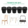 10Pcs Trampoline Leg Cap,Mute Rubber Foot Pad Accessories for Jumping Bed | Non-slip Mini Trampoline Part Base Pipe Legs Fitting 5