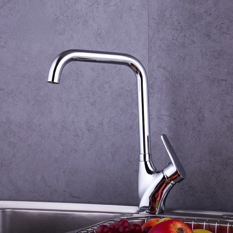 Zinc alloy kitchen faucet hot and cold wash basin sink mixing valve  sanitary ware
