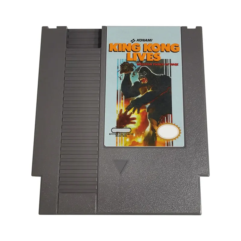 Kingkong Lives - Megaton Punch Of Rage-Cartuccia Di Gioco Per Nes Console 72 Pin 8Bit Single Card