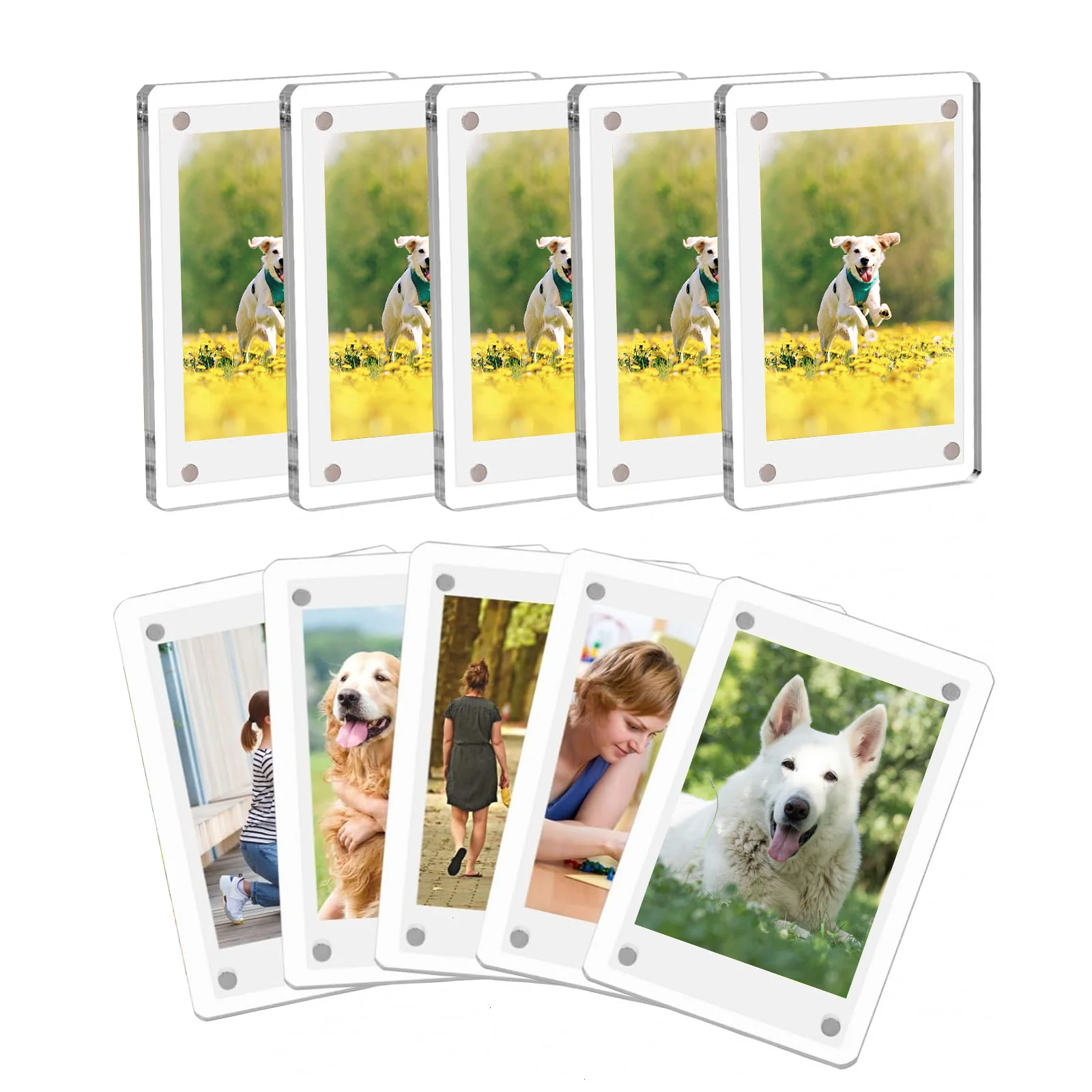 Acrylic Fridge Magnetic Photo Frames 6x9cm Home Decor Double Sided Clear Magnetic Frame for Display 2.46x3.54 Inch Magnet 1 Acrylic Fridge Magnetic Photo Frames 6x9cm Home Decor Double Sided Clear Magnetic Frame for Display 2.46x3.54 Inch Magnet 1