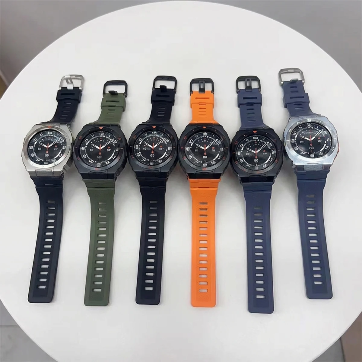 Luxury Metal Case and Silicone Sport Strap