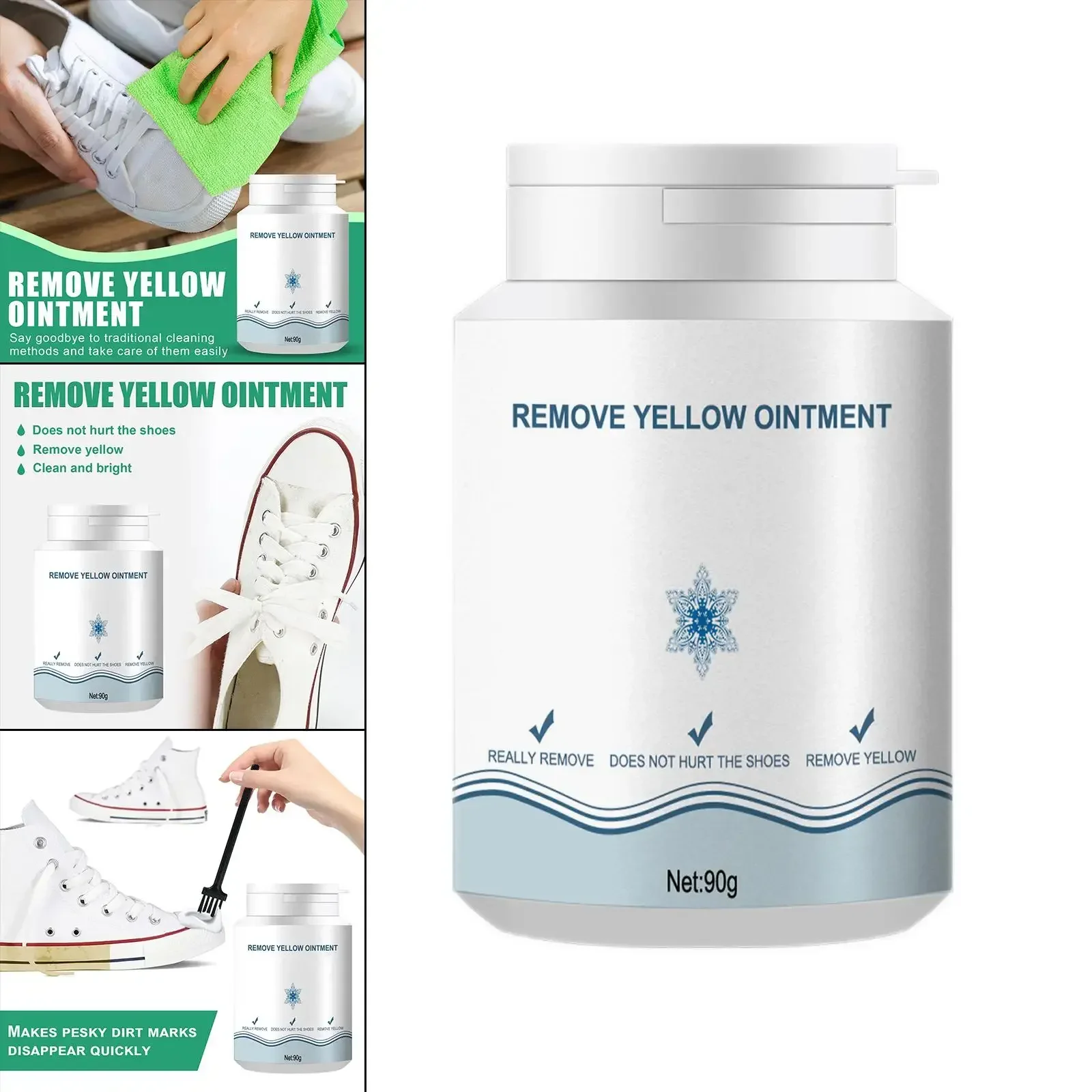 Shoe Cleaner Cleaning Whitening Shoe Whitener Dust Cleaner Care Shoe for Walking Shoes Footwear Sports Shoes Canvas Shoes