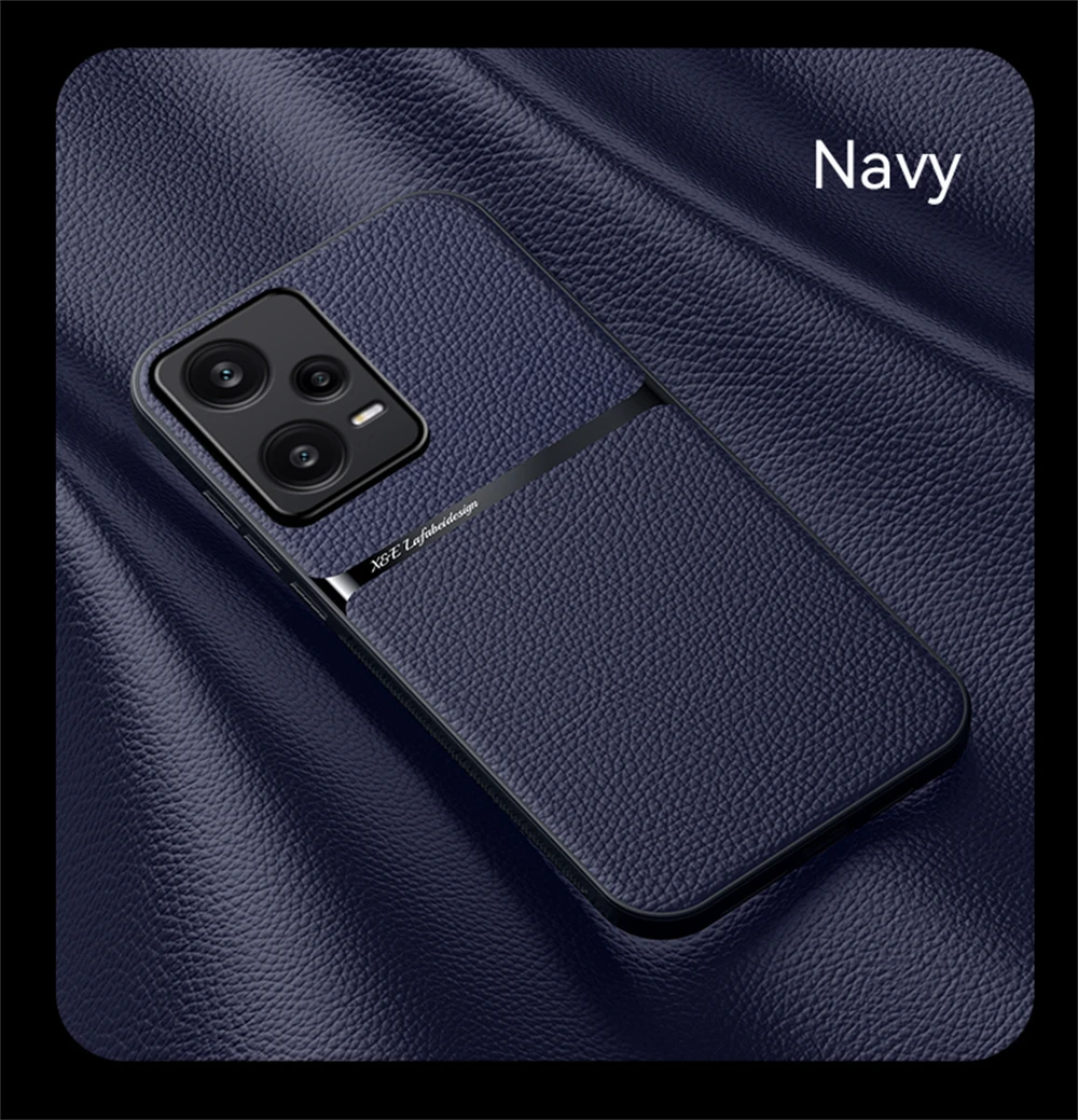 Coque de téléphone magnétique en cuir pour redmi note protection_voghion.com