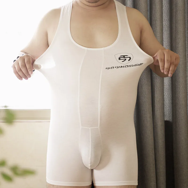 Men's Porn Erotic Fitness Bodysuit Sexy Lingerie Jumpsuit Bodysuits for gay Teddies Underpants Sleep Tops Wrestling suit
