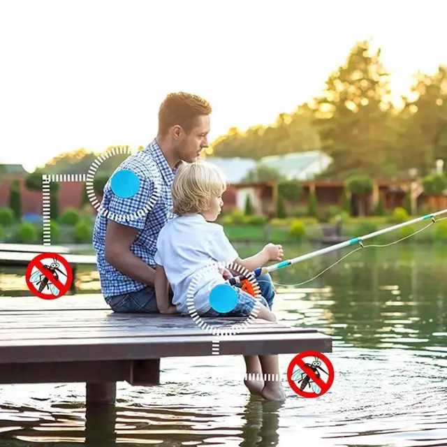 120Db Szúnyogtaszító Javítások Matricák Gyerekek Felnőttek Otthoni Kültéri Legyek Riasztó - Image 4