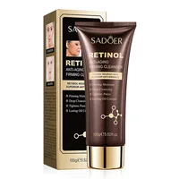 SADOER Retinol Facial Cleanser Face Wash Foam Face Cleanser Moisturizing Facial Cleansing Face Firming Skin Care Products 1
