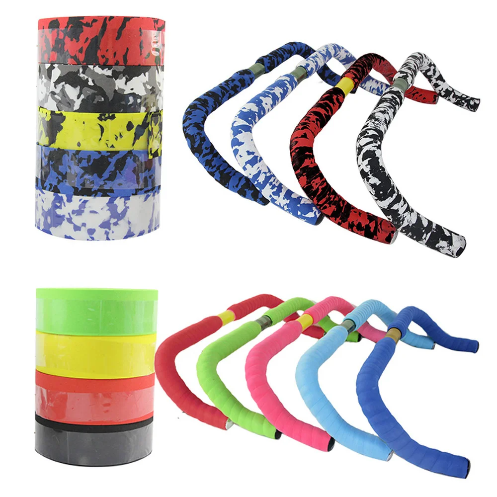 

EVA Road Bike Handlebar Tapes, Bicycle Bar Tape, Cycling Handle Wraps – 2 Rolls