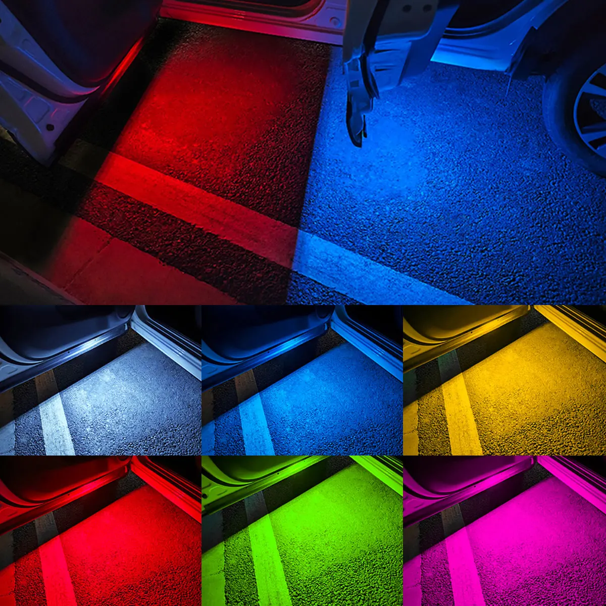 รูปสินค้า ไฟ LED ตกแต่งรถยนต์ สีสันสดใส ติดตั้งง่าย หลายฟังก์ชัน