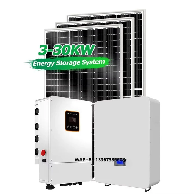 Système solaire hybride domestique 5kw 10kw, 6kw 8kw 20kw 30kw, Kit complet de système d'énergie solaire, batterie de stockage d'énergie solaire, vente en gros 1