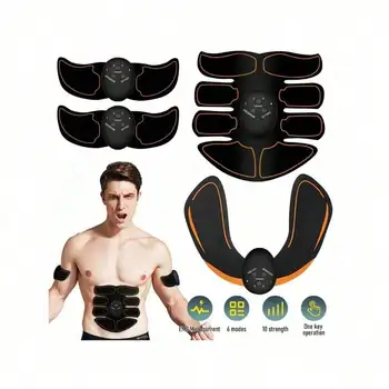 EMS Wireless Abdominal Muscle Stimulator Massager Fitness Abdominal Training, Home Arm/Leg Fitness Exercise Equipment