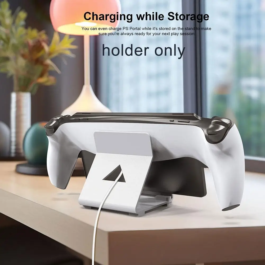 1 Pz Per Playstation Portal Holder Per Ps5 Playstation Portal Supporto Da Tavolo Portatile Per Steamdeck/Rog All/Switch Supporto Semplice