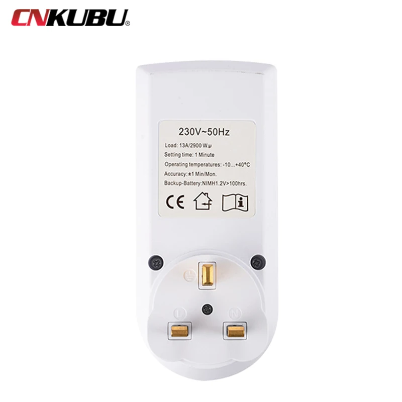 EU Electronic Digital Timer Switch US FR BR Plug Kitchen Timer Socket Outlet 230V 110V 7 Day 12/24 Hour Programmable Timing 2