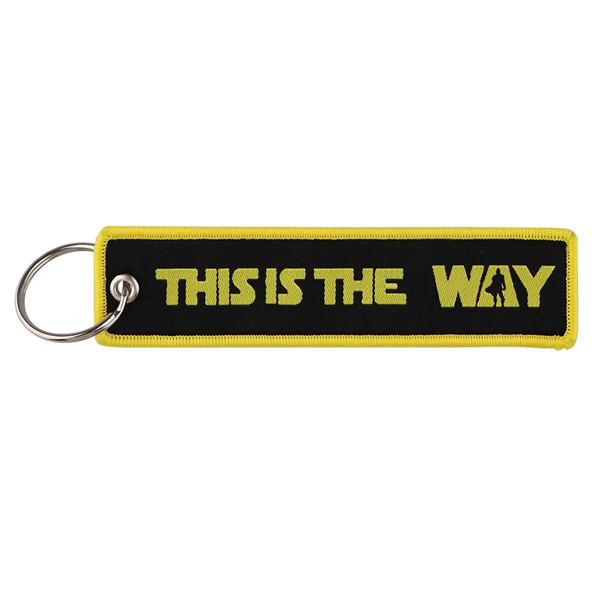 thumbnail image 1 of Llavero de vuelo para regalos de aviación, llavero con bordado de motocicleta, llavero de tripulación, etiquetas para llaves con citas de aliento, 1 of 5
