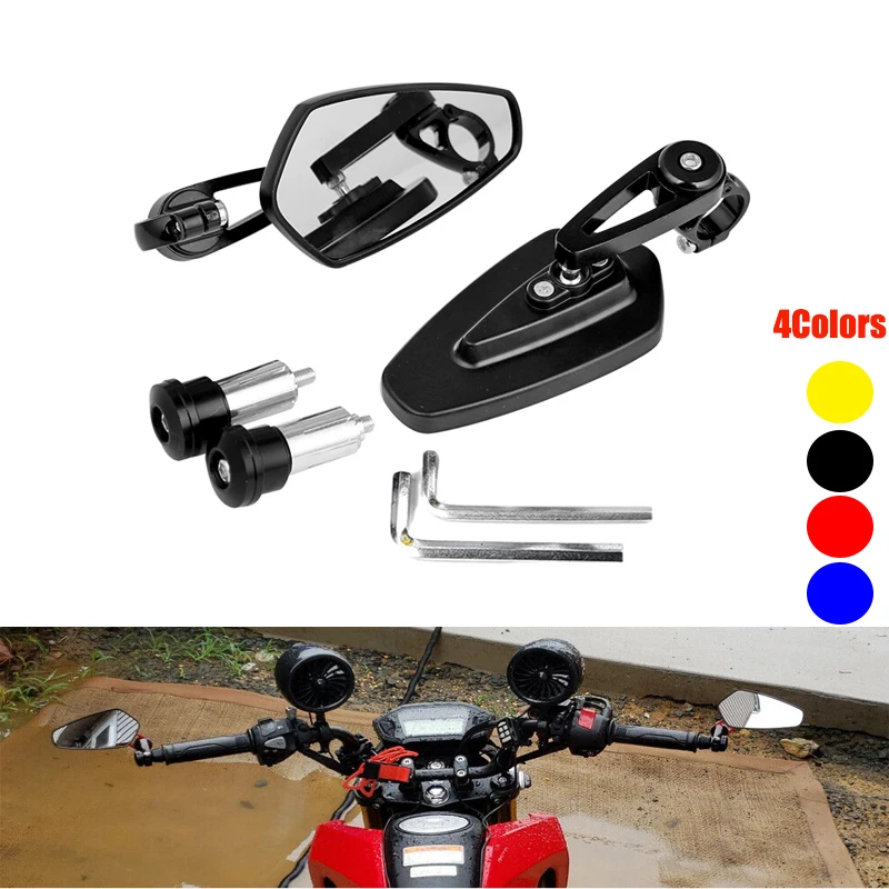 

CB 650R 7/8" End Rearview Mirror For Honda Foreman 500ES Pioneer 500 CBR 600RR CB650r CB1000R Handle Bar Side Mirrors Handlebar
