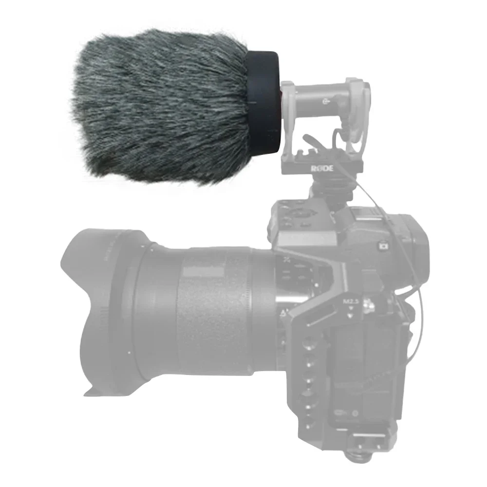 Dead Cat Outdoor Fur Parabrezza Copertura Del Microfono Parabrezza Filtro Pop Per Rode Videomic Go Ii Bluemantis Riduce Il Rumore Del Vento