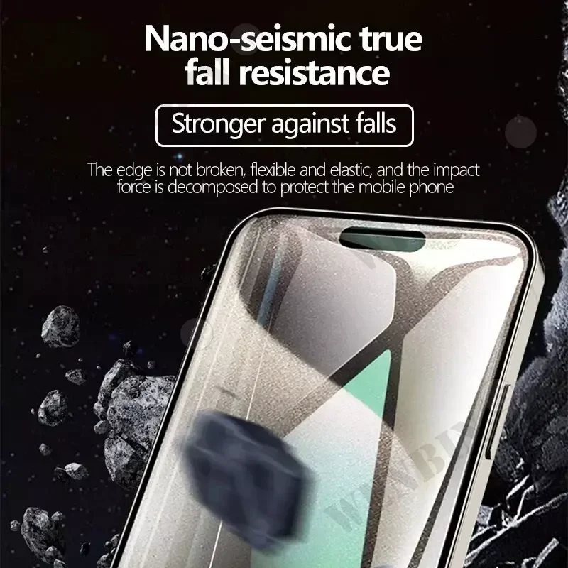 5 Pcs Hydrogel Film For iPhone 17 16 16e 15 14 13 12 11 Pro Max Plus 12 13 Mini 8 7 Plus SE XR X XS Full Cover Screen Protector — view 2