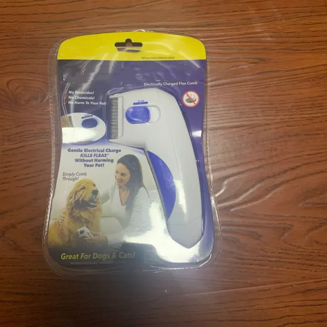 Pet Hair Cleaner Lice Comb Electric Lice Grabber Multifunctional Physical Flea Removal Pet Combs