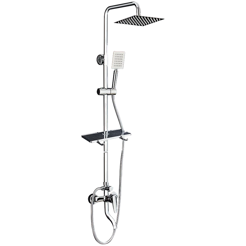 Bathroom Shower Set SPA Shower Head Bath Rotatable Mixer Hand Faucets Rainfall Chrome Showers Copper shower head shower set