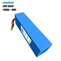 16s4p 60V 100Ah  lithium-ion battery pack 60V 100000mAh 2000W electric battery, built-in 50A BMS