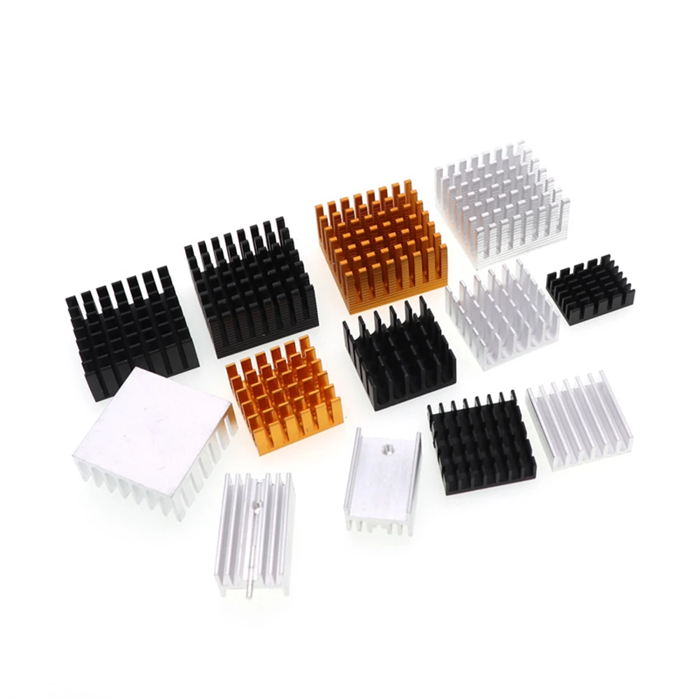 Dissipateur Thermique Auto-adhésif Aluminium 9x9x5mm - Lot De 20 Pièces - 11