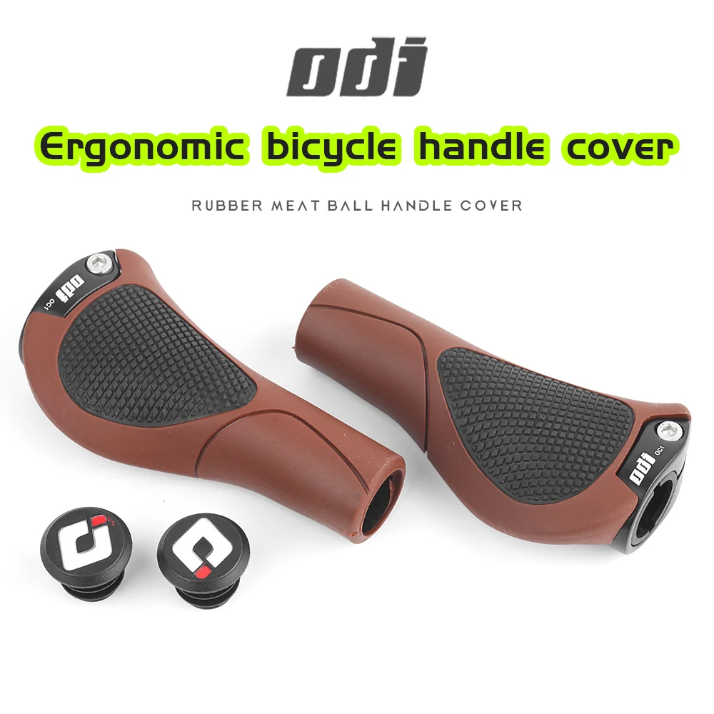 ODI OC1 자전거 그립, 22.2mm 대형 패드, 자전거 핸들 바 커버, MTB 미끄럼 방지 그립, 인체 공학적 사이클링 고무 볼 핸들 액세서리