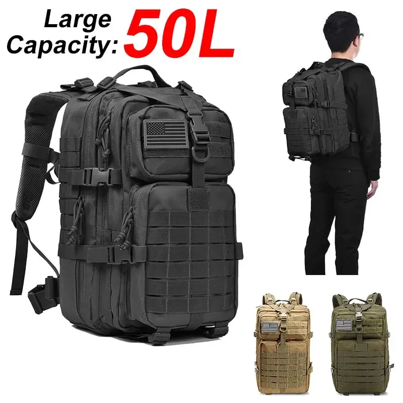 50L Tactical Hiking Backpack 1
