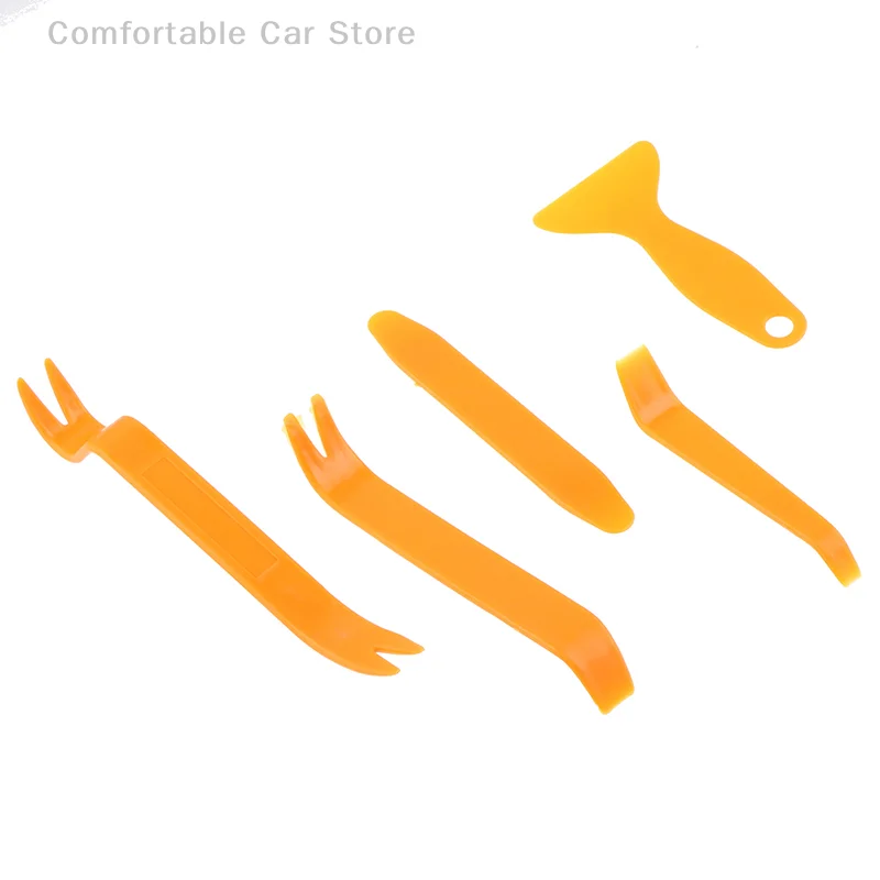 5pc Auto Türclip Panel Trimmen tfernungs werkzeug Kit Navigations blatt Demontage Kunststoff Auto Innen Wippe Umbau Reparatur werkzeug – Detail 4
