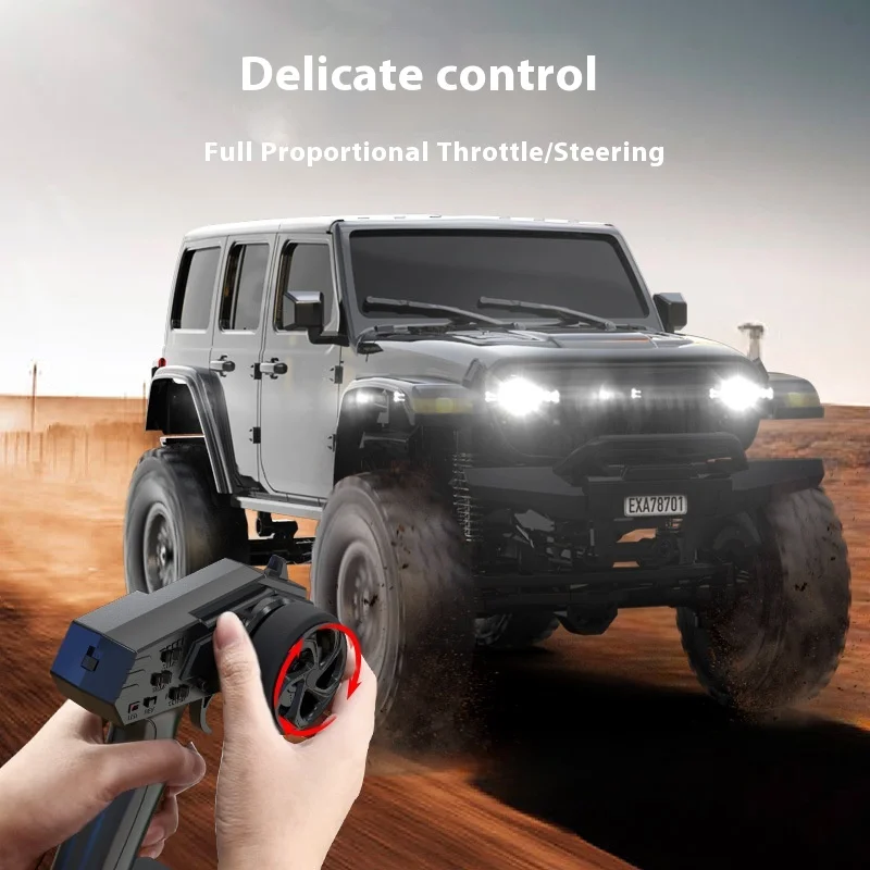 Cool Wrangler Climbing Car Rc 4wd Remote Control Car Adult Professional Full Scale 1:24 Off Road Vehicle Toy Model Ornament Gift 2