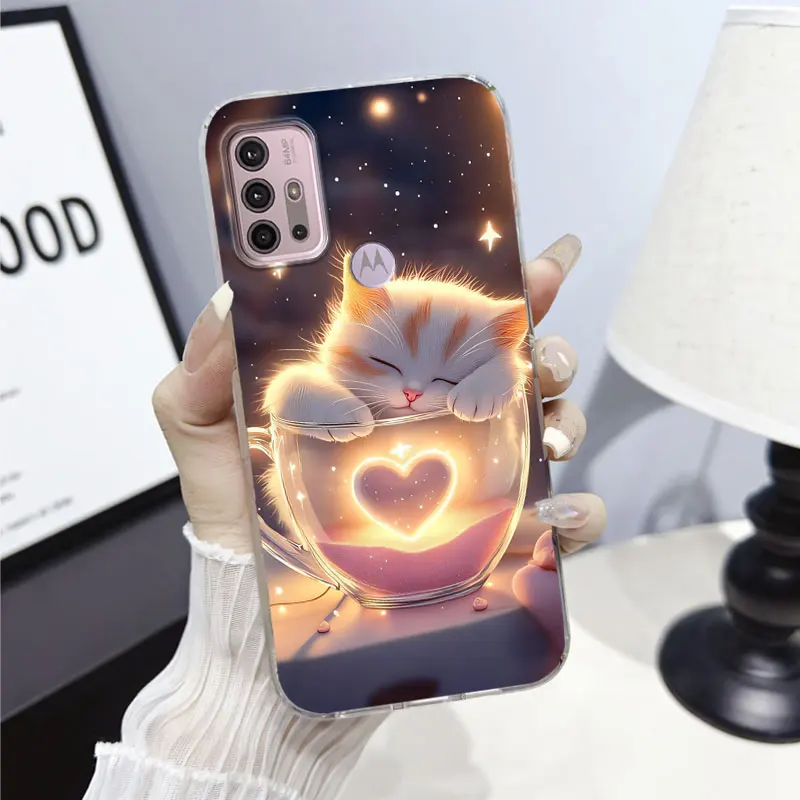 Cartoon Marble Floral Soft Silicone Protective Phone Case Cover
