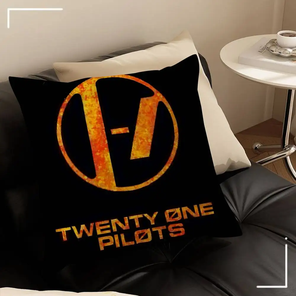 Beliebtes T-Twenty One Pilot Band Kissen Geschenke Heim- und Büroausstattung Schlafzimmer Sofa Auto Kissenbezug 45x45cm – Detail 15