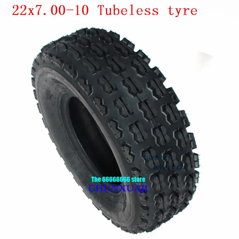 10 Inch Tire Thickening Tyre 22x710 Tires Fits For Fourwheel Beach