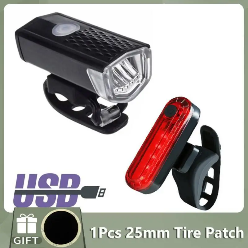 Bicycle Light [2 IN A SET] USB Rechargeable LED 400 Lumen Waterproof [READY STOCK] lampu basikal | Malaysia