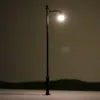 5pcs Model Railway 1:87 Lamp Post Street Lights HO OO Scale LEDs 3.54in Yard Garden Decorative Micro Landscape Decoration Lamp 2