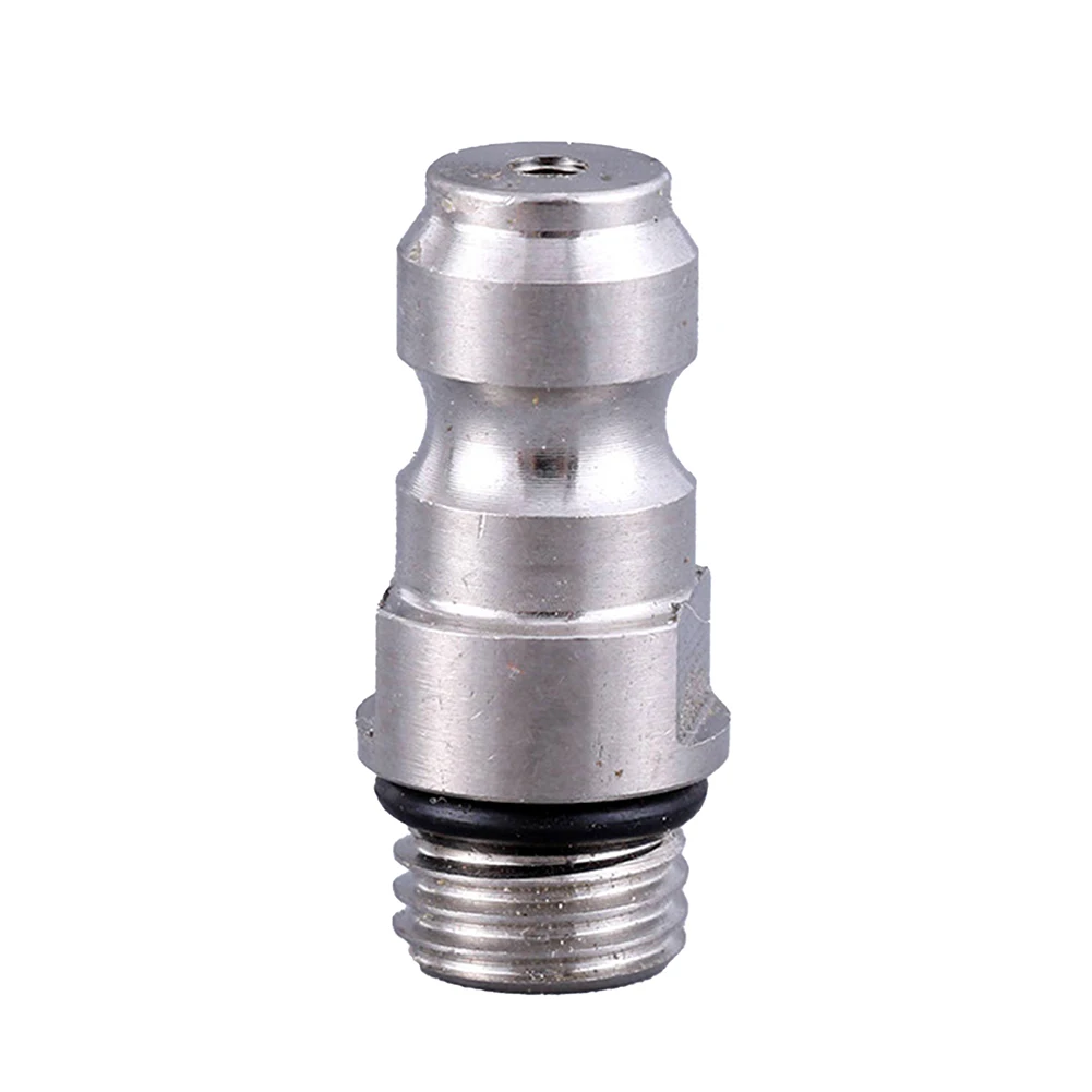 

Connector Leak Free Universal Male Thread Stainless Steel Quick Disconnect Plug Adapter with 8mm 1/4 Hose Barb
