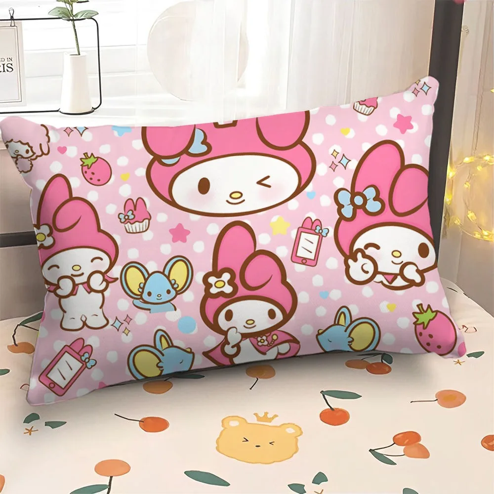 Cute Sanrio Peripheral Pillowcase Cartoon Kuromi Cinnamon Dog Sofa Cushion Cover Bedside Pillowcase Room Home Decoration 2