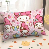 Cute Sanrio Peripheral Pillowcase Cartoon Kuromi Cinnamon Dog Sofa Cushion Cover Bedside Pillowcase Room Home Decoration 2