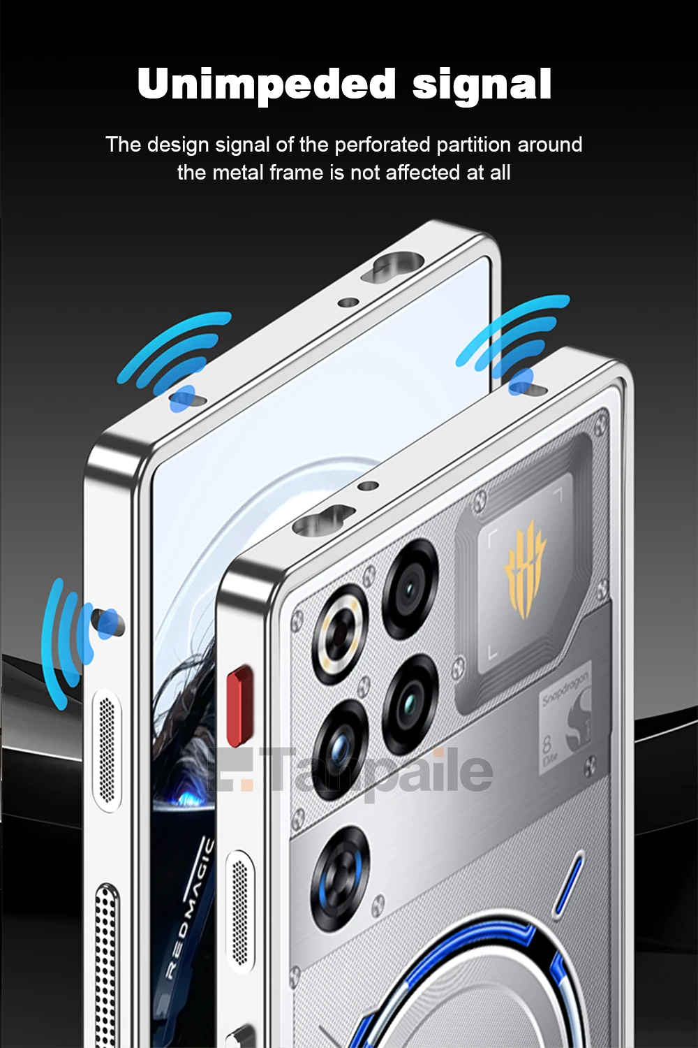 Enhanced Metal Frame Bumper Case with Heat Dissipation