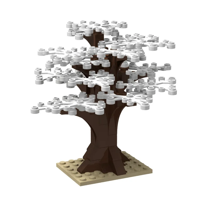The Tree Small Particle Building Block Model 52PCs Plant Landscape Contain instructions Compatible with LEGO Building Blocks building block toys building block toy building block kits