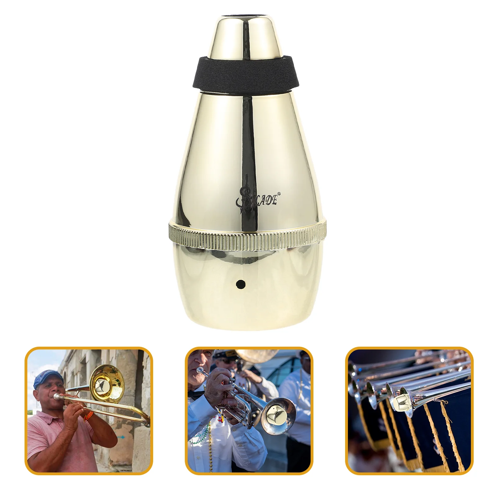 

Musical Instruments Small Silencer Trumpet Mute Replacement Muffler for Straight