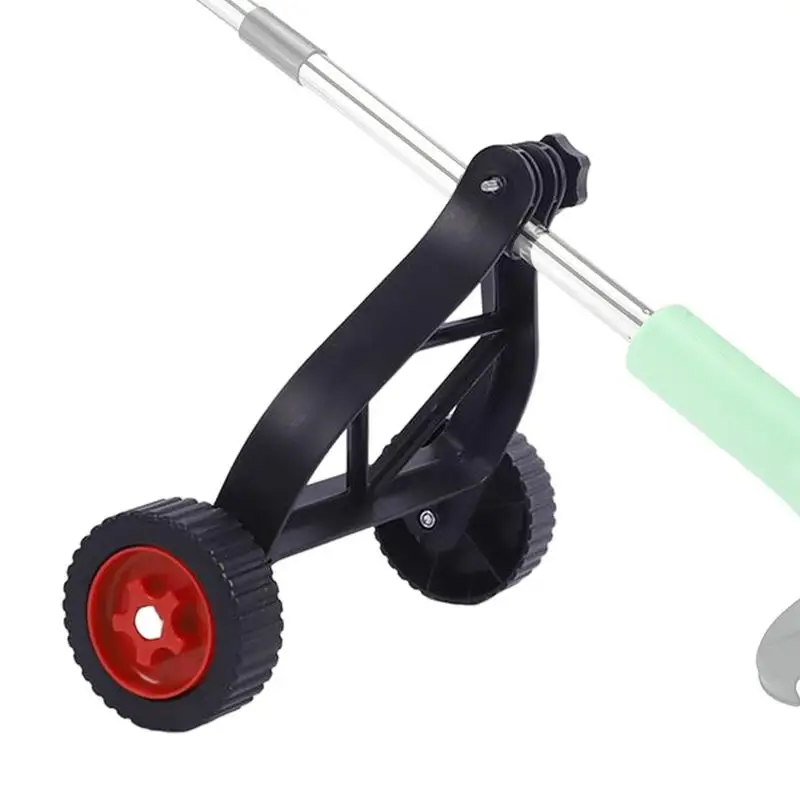 String Trimmer Wheel supporto regolabile per String Trimmer accessori per tosaerba ausiliari con ruote dritte