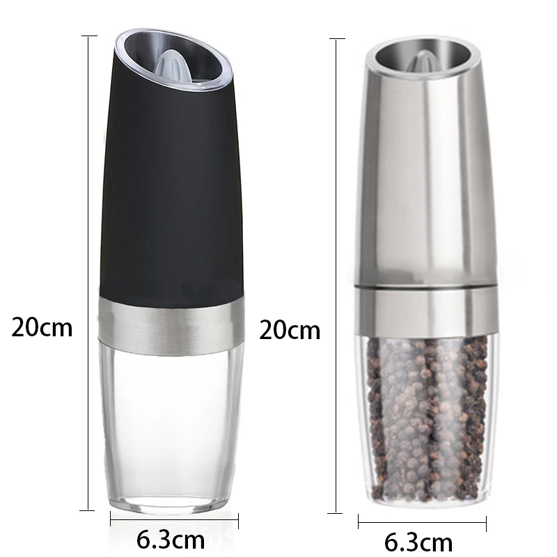 YOMDID 1pc/2pcs Electric Pepper Mill Salt Pepper Grinder Practical Spice Grinder Mills moedor de pimenta Kitchen Grinding Tool images - 6