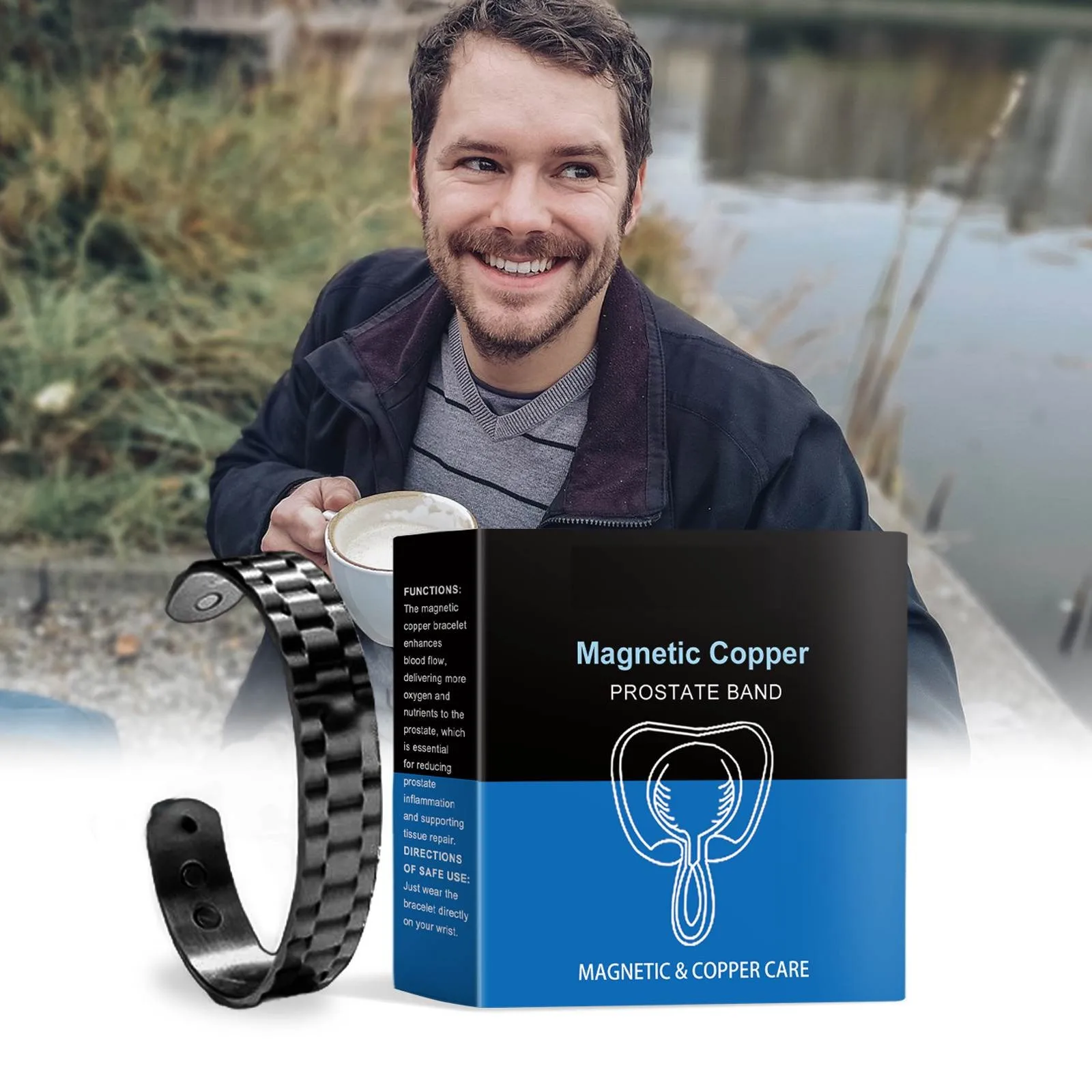 Magnetic Copper Prostate Bracelet Improves Blood Circulation Relieves prostate bracelet